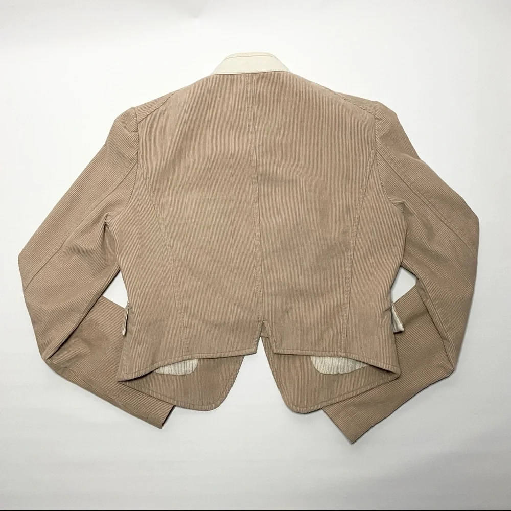 See By Chloe 8 Corduroy Jacket/Blazer Tan/Beige - Picture 5 of 9
